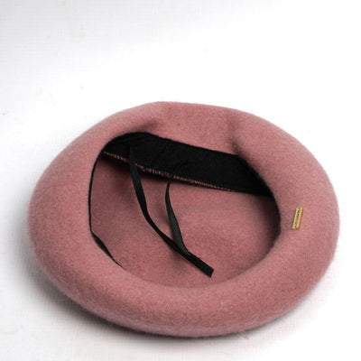 Regina Adjustable Wool Beret - Rust - The Pretty Hat