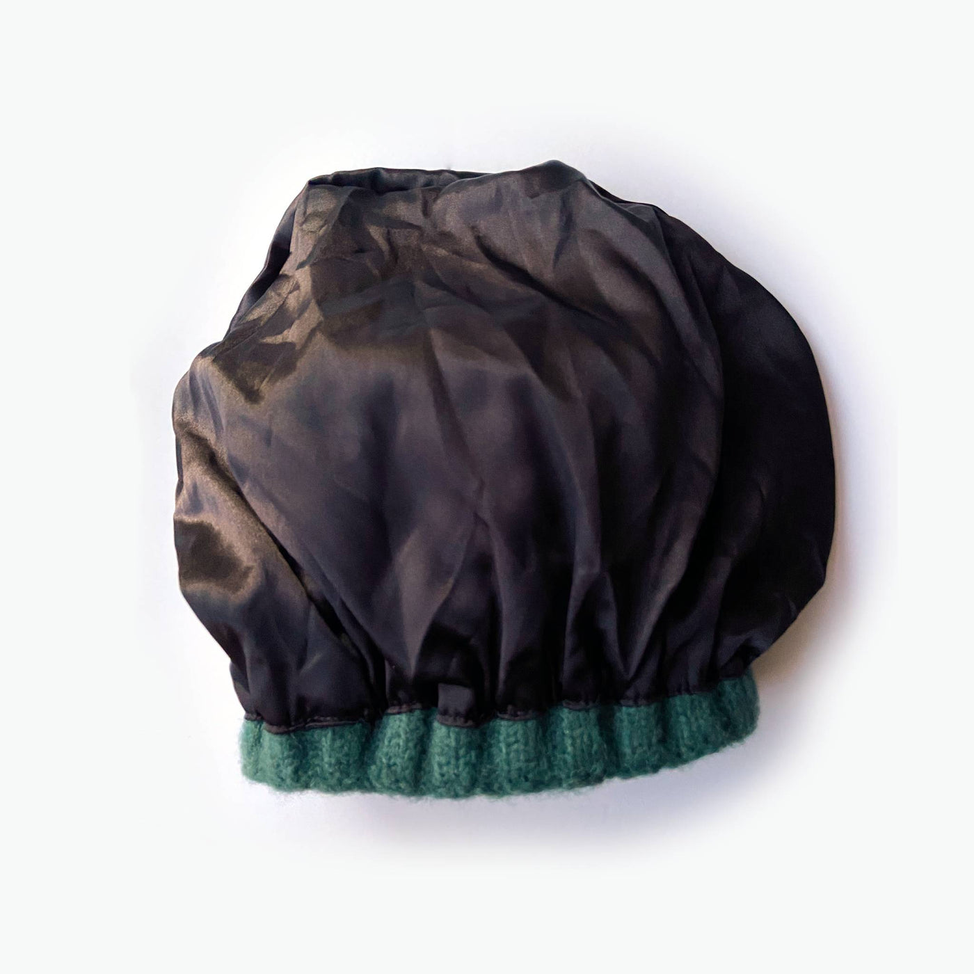 Laura Satin Lined Beanie With Detachable Pom - Emerald Green - The Pretty Hat