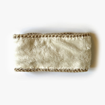 Fleece Lined Cable Knit Headband - Oatmeal