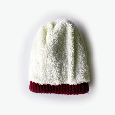Jane Fleece Lined Beanie - Cherry Red - The Pretty Hat