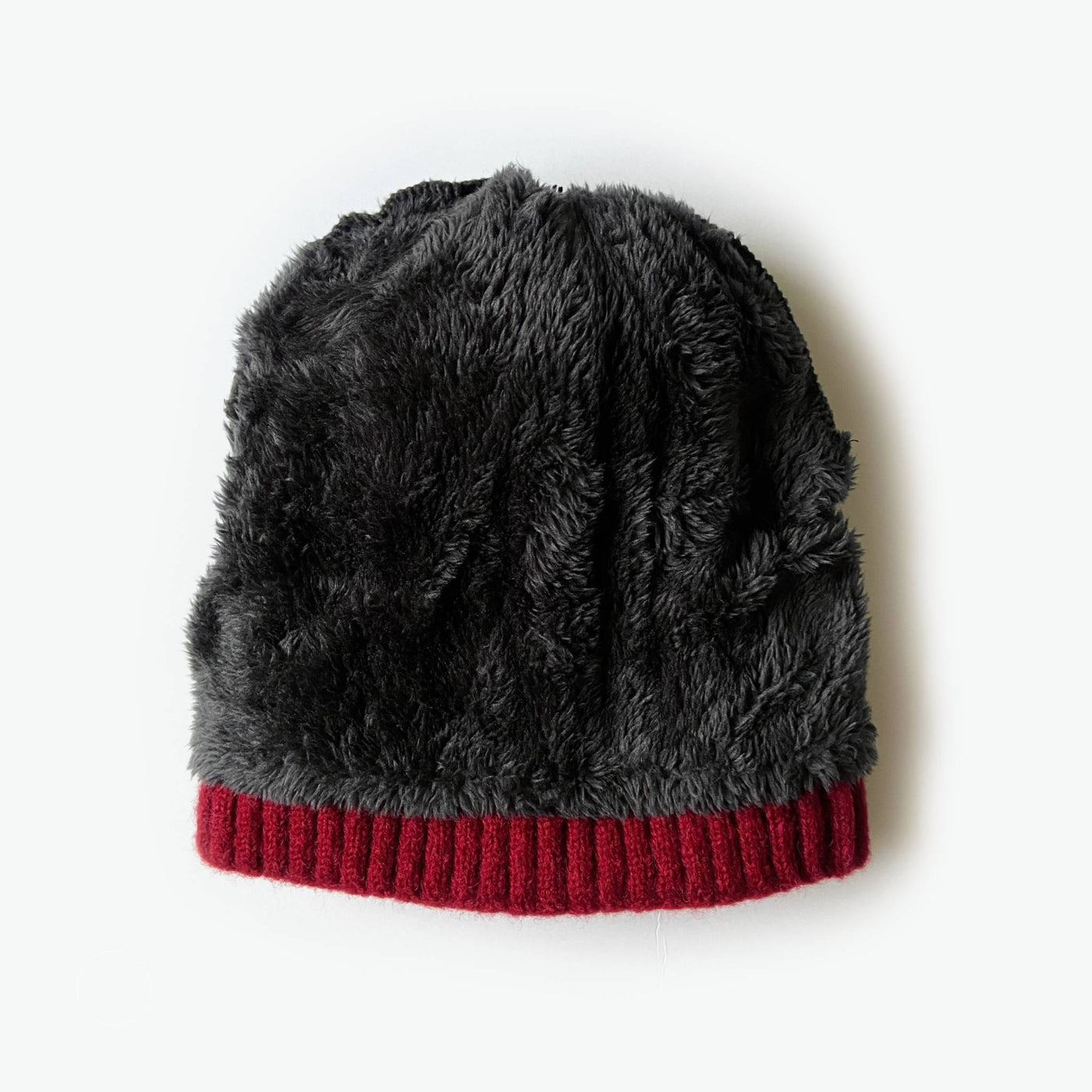 Kate Fleece Lined Beanie - Cranberry Red - The Pretty Hat