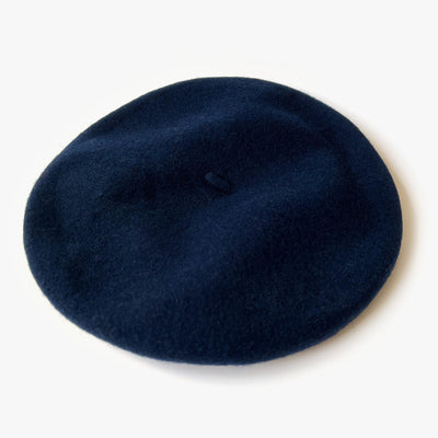 Danielle Satin Lined Beret - Petrol Blue - The Pretty Hat
