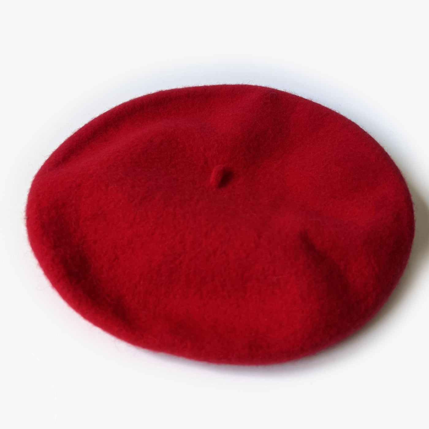 Danielle Satin Lined Beret - Bright Red - The Pretty Hat